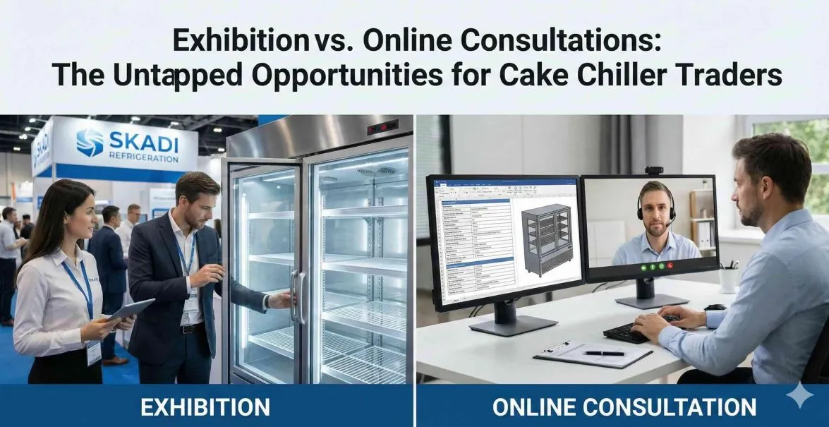 Exhibition vs. Online Consultations: The Untapped Opportunities for Cake Chiller Traders